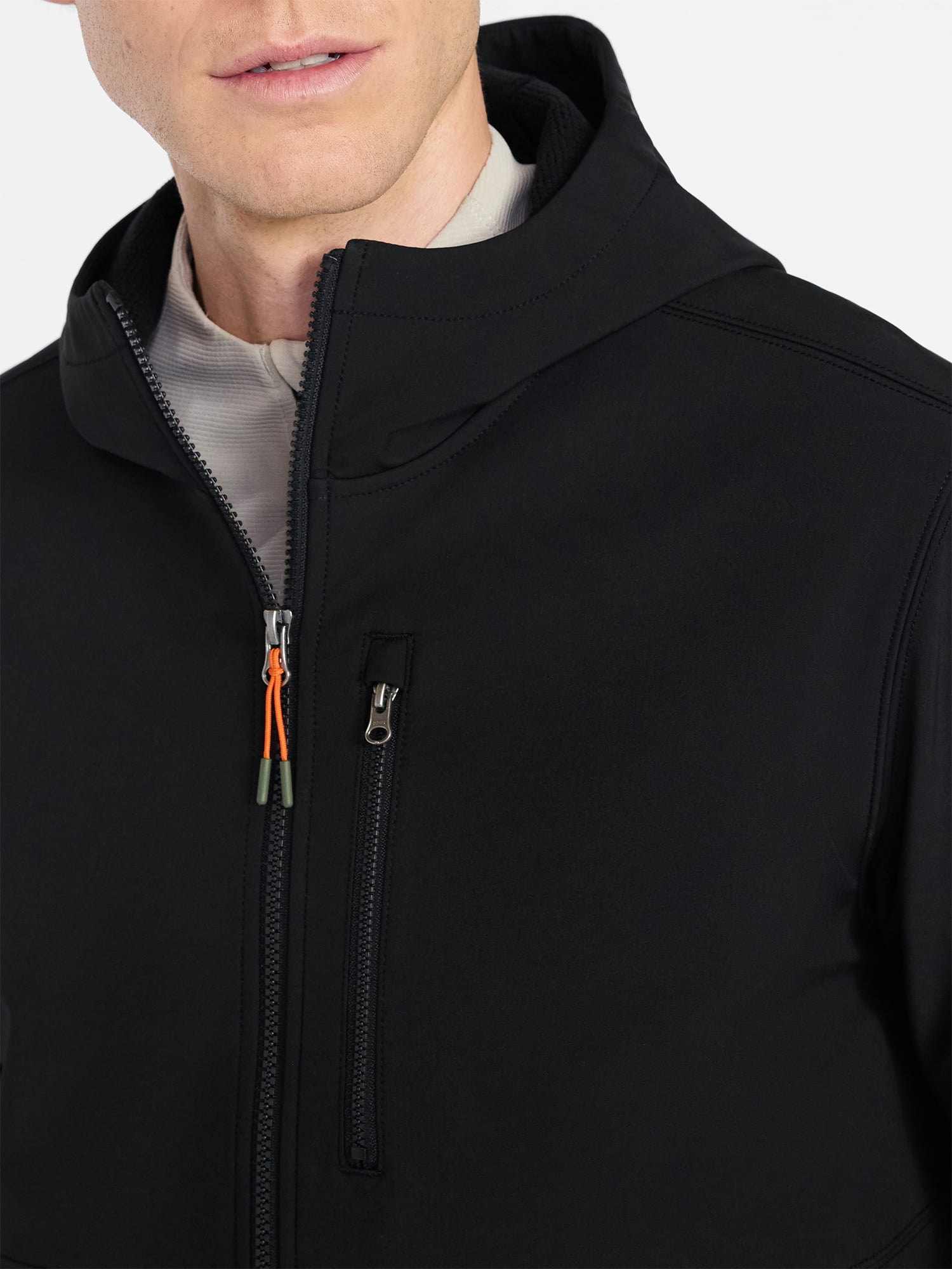 Ozark Trail Men's & Big Men's Softshell Jacket with Hood, Sizes S-3XL
