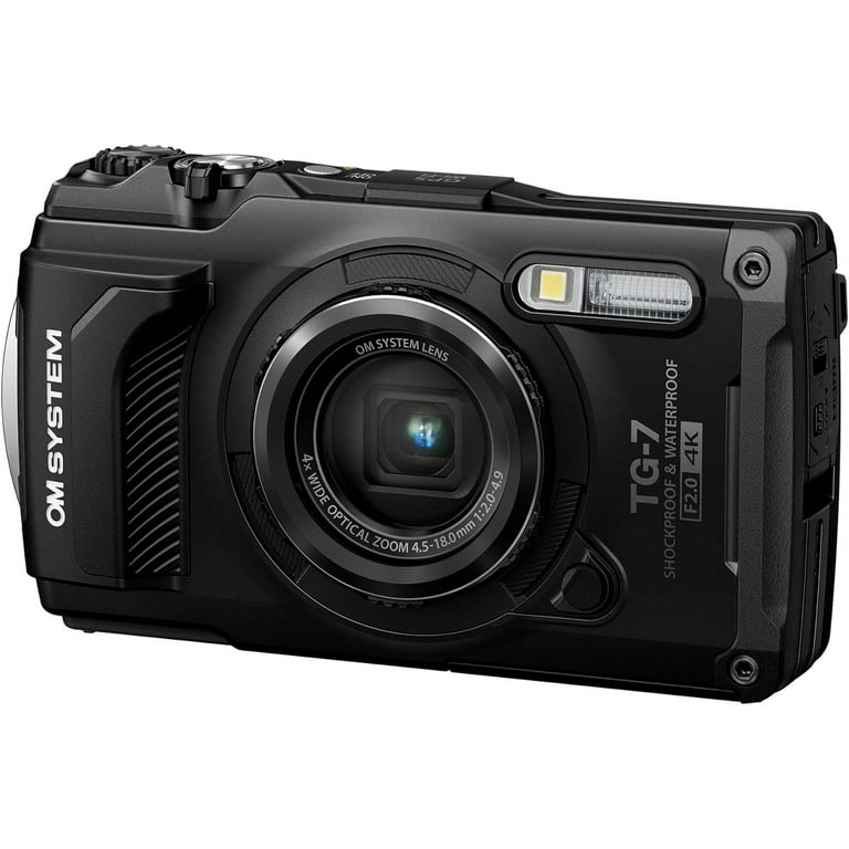 OM SYSTEM Tough TG-7 Digital Camera (Black) - Walmart.com