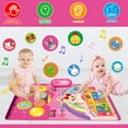 thumbnail image 7 of Style-Carry Piano Mat Baby Toys for 1 Year Old Girl, 2 in 1 Toddler Music Mat with Keyboard & Drum, Musical Toys Birthday Gifts for 1 2 Year Old, 7 of 7