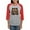 Heather/Red, variant on CafePress - Sunflower Tiger Long Sleeve T Shirt - Womens Baseball Tee