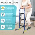thumbnail image 6 of Adjustable Stand Assist Cane for Seniors, 4-Prong Walking Stick for Balance and Mobility, Couch and Chair Support Aid, Ideal for Elderly, Adults, Women, and Men (Blue), 6 of 6