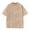 khaki, variant on 230G Cotton American Large Size T Shirts Men Summer Vintage Clothes Washed Tees Casual Short Sleeve Basic Male Tops