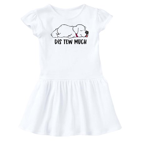 

Inktastic Napping Dis Tew Much Great Pyrenees Gift Baby Girl Dress