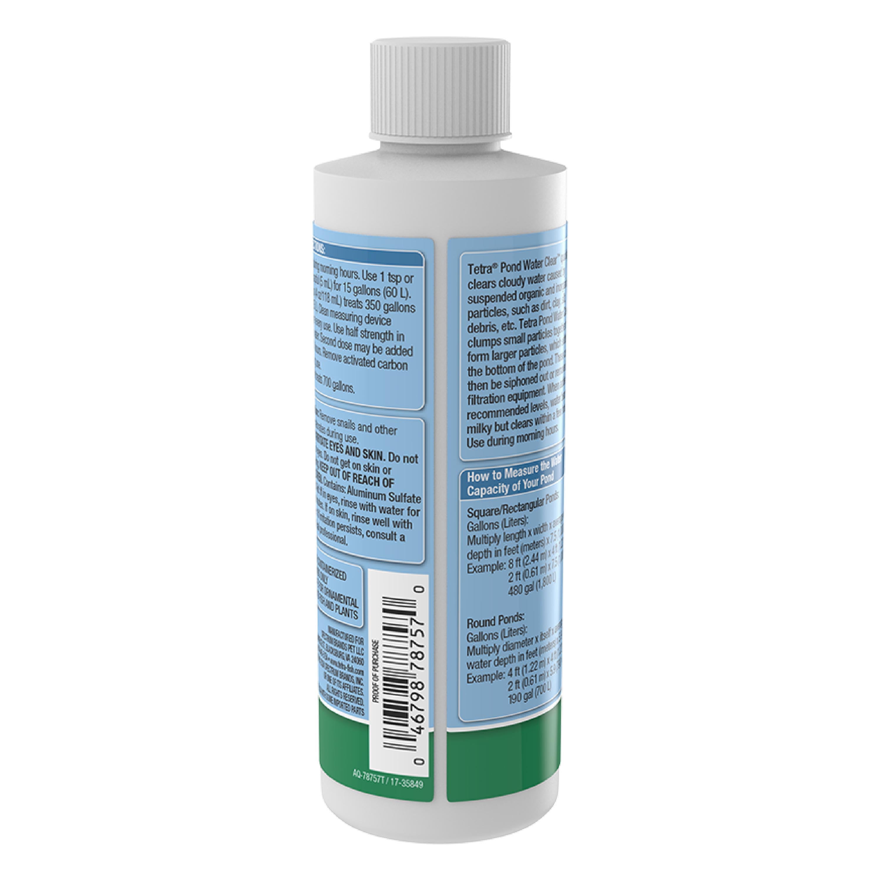 (3 pack) Tetra Pond Water Clear Clarifier, Safe for Ornamental Pond Fish and Plants, 8 oz