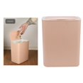 thumbnail image 1 of Sello de olores de cubo de Sensor automático de 14L, tapa de cubo de basura de plástico inteligente para olores mascotas para baño Rosado Soledad bote de basura con sensor inteligente, 1 of 10