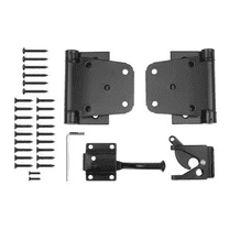 Hyper Tough Black Steel Self-Closing Gate Kit