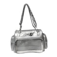 thumbnail image 3 of KLKCMS Ita Bag Clear Window Purse Pin Display for Cosplay Anime Display Halloween Party Argent, 3 of 7