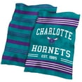 thumbnail image 2 of Charlotte Hornets 60'' x 70'' Colorblock Plush Blanket, 2 of 2