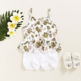 thumbnail image 2 of IROINNID Tops+Short Pants 2Pcs Printed Toddler Baby Sleeveless Summer Clothes Set for Boys and Grils 6-12Months, 2 of 3