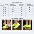 thumbnail image 5 of 2 Pairs of Waterproof Shoe Covers, Waterproof Silicone Rubber Shoe Covers for Rain, Non-Slip Easy-Handy Water Resistant Overshoes Outdoor Cycling Hiking Protectors Apply to Men, Women, Kids, 5 of 9