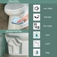 thumbnail image 6 of 19 Inch Tall Toilet for Seniors ADA Toilet High Toilet Comfort Bowl Height for Bathroom, Two-Piece Dual Flush 1.1/1.6 GPF 12” Rough In,White, Round Bowl for Small Bathroom, 6 of 10