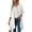 White, variant on Cogild Long Open Front Cardigans for Women Comfortable Knitted Layering with Three-Quarter Sleeves Comfort Wear
