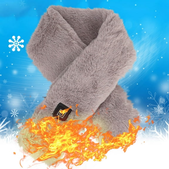 USB-Powered Heated Scarf - 3-Speed Adjustable Winter Neck Warmer, Unisex Thermal Wrap for Pain Relief & Comfort, Portable Electric Heating Shawl