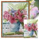 thumbnail image 1 of Hilo Algodón para Bordar Punto Cruz Con Flores Impresas 14CT 26x34cm, 1 of 9