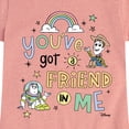 thumbnail image 3 of Disney - You've Got A Friend In Me - Toddler & Youth Girls Short Sleeve Graphic T-Shirt, 3 of 5