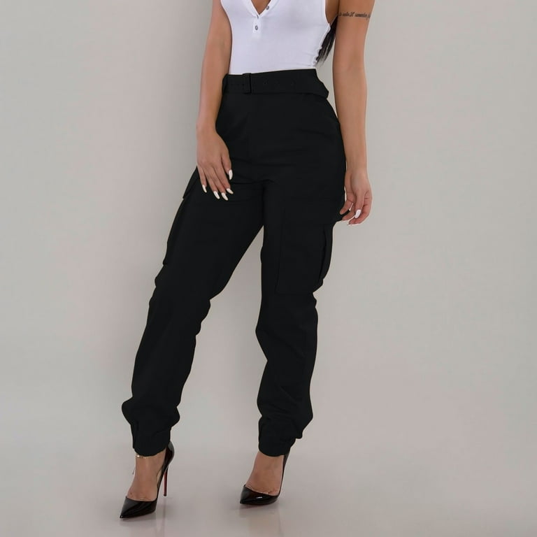 Casual Solid Patchwork Harlan Mid Waist Harlan Solid Color Bottoms Casual Solid Patchwork Harlan Mid Waist Harlan Solid Color Bottoms