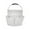 White, variant on Foldable Picnic Basket - 17L Portable Outdoor Storage Basket for Beach, Park & Camping - Insulated Cooler Compartment & Removable Shoulder Strap(Green)
