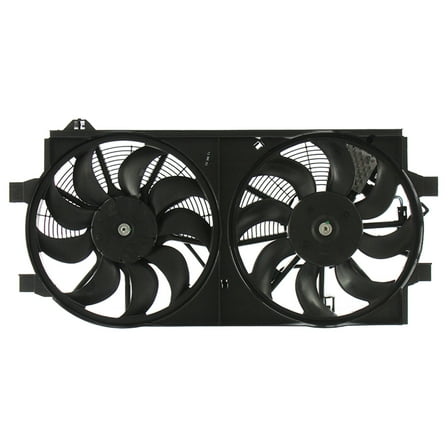 Agility Auto Parts 6010242 Dual Radiator and Condenser Fan Assembly for Nissan Specific Models