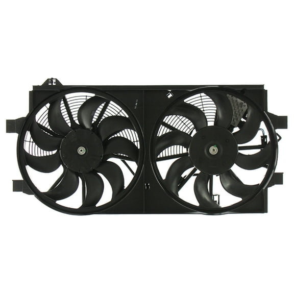 Agility Auto Parts 6010242 Dual Radiator and Condenser Fan Assembly for Nissan Specific Models
