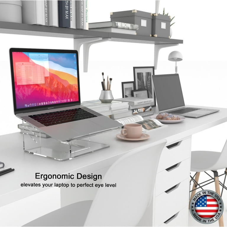 Acrylic laptop sale stand for desk