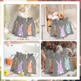 thumbnail image 3 of 24pcs Easter Bunny Burlap Gift Bags With Drawstring Rabbit Linen Candy Bag, 3 of 3