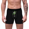 thumbnail image 2 of St. Patrick's Day Print Boxer Shorts for Men, Breathable Close Fitting Underwear, Polyester, 1 Pc, 2 of 8
