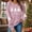 Pink, variant on HOMBOM Womens Green Merry Christmas Sweatshirts Crewneck Lightweight Pullover Xmas Holiday Long Sleeve Tops for Womem Merry Christmas
