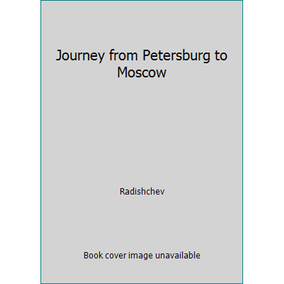 Pre-Owned Journey from Petersburg to Moscow (Paperback) 2877142582 9782877142588