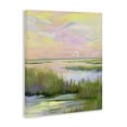 thumbnail image 3 of Stupell Industries Soft Pink Marshland Sunrise Landscape & Nature Painting Wrapped Canvas Canvas Art Print Wall Art, 36 x 48, 3 of 7