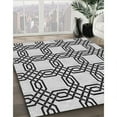thumbnail image 3 of Ahgly Company Tapis Rectangulaire Lavable en Machine Intérieur Transitionnel Gris Platine, 4 Pieds x 6 Pieds, 3 of 7