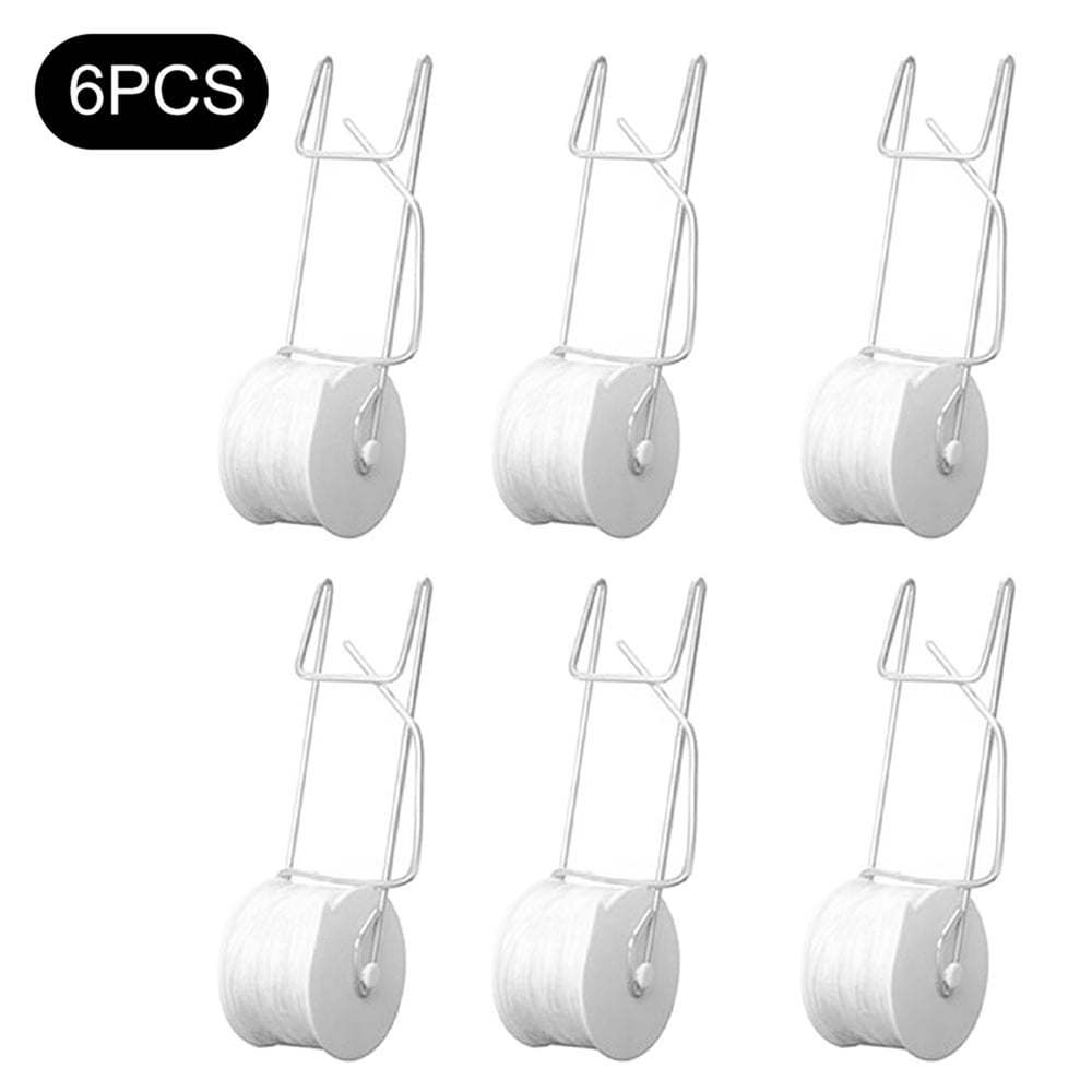 Details about   14x Tomato Trellis Rollerhook Hooks Clips Clamps Twine Roller with 15m Rope 