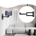 thumbnail image 1 of BELOVING Projector Wall Mount Bracket Iron Rack 360 degree Rotatable Black for Bedroom Home Length 60 cm, 1 of 9