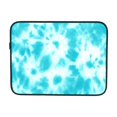 thumbnail image 7 of Teal Tie Dye Blue Portable Laptop Sleeve Compatible with MacBook Air Notebook Computer Case for Men Women College School Students, 7 of 7