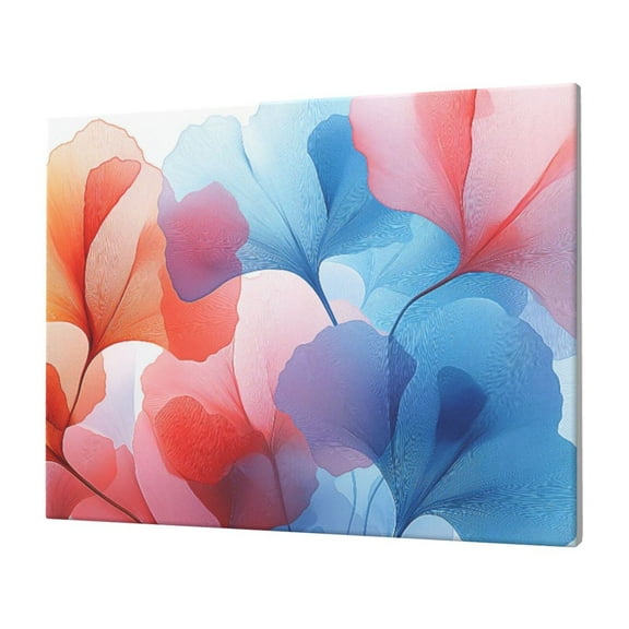 Wall Art Colorful Leaves Picture Canvas Wall Art Print Paintings Modern Artwork For Living Room Wall Decor And Home Décor Framed Ready To Hang-12×16 In