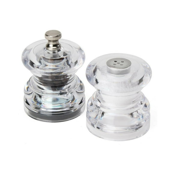 Set de acrílico Olde Thompson Molino de Pimienta y Salero