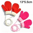 thumbnail image 2 of Guantes de punto cálidos para niños en invierno, guantes pequeños para colgar del cuello., 2 of 5