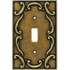 Liberty Hardware 126348 French Lace Series Single Wall Plate