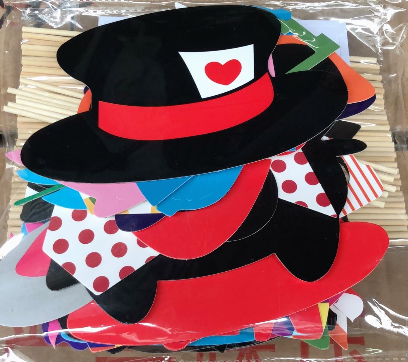 PlayWorld PartyPavillion Graduation Photo Booth Props -set of 66 pieces