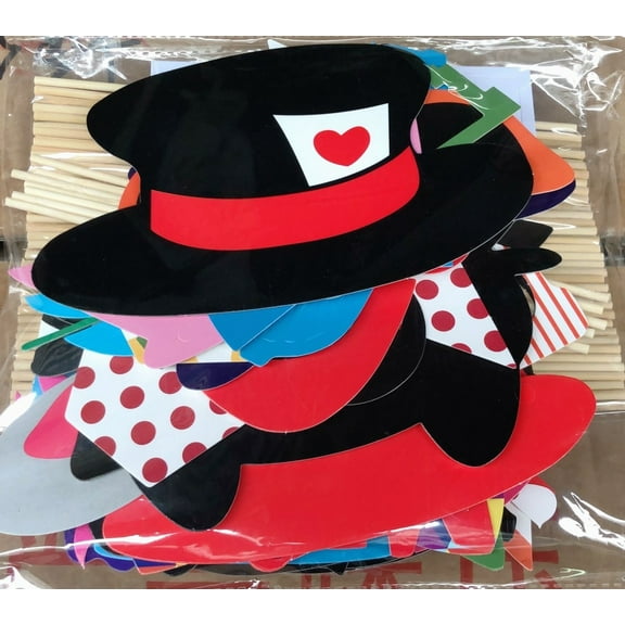 Graduation Photo Booth Props -set of 66 pieces