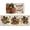 Turkey, variant on Thanksgiving Turkey Kitchen Rugs Set of 2, Fall Turkey and Tantrums Maple Leaves Kitchen Mats Decor, Autumn Seasonal Stripes Floor Door Mat Home Decorations - 17x29 and 17x47 Inch