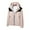 Pink, variant on Kmdttou 3-in-1 Waterproof Hiking Jacket for Men Lightweight Active Outdoor Raincoat with Removable Hood Wearproof Warm Zipper Multi-pocket Fleece Lnner Lap Coat Long Sleeve Jacket Khaki S