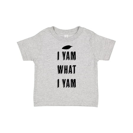 

Inktastic Thanksgiving I Yam What I Yam Funny Gift Toddler Boy or Toddler Girl T-Shirt