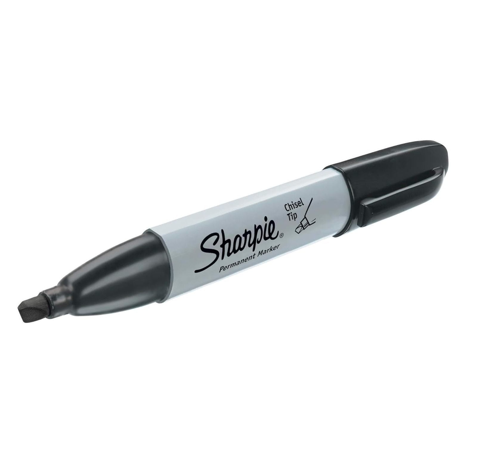 Permanent Markers, Chisel Tip, Black - 36 Pack - Quick Dry, Versatile Ink for Paper, Plastic, Wood, Leather & More