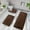 Coffee, variant on Fengerxian House Cleaning Supplies Bathroom Rug Set Of 3 Memory Foam Bath Mat Toilet Mat Soft Absorbent Thick Rug Non-Slip Backing Universal Machine Washable