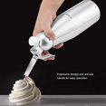 thumbnail image 4 of Distributeur de crème fouettée portable en aluminium de 1\xa0000\xa0ml, outil pour desserts, 4 of 4