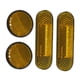 thumbnail image 3 of 4 piezas de repuesto de tira reflectante de luz reflectora nocturna para motocicleta Estilo B Amarillo, 3 of 9