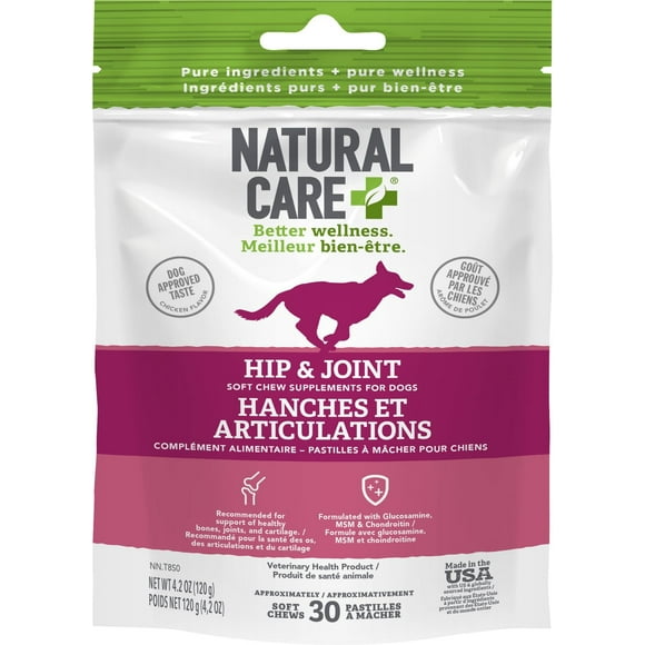 Natural Care Hip & Joint Chicken Daily Chews Dog Supplement