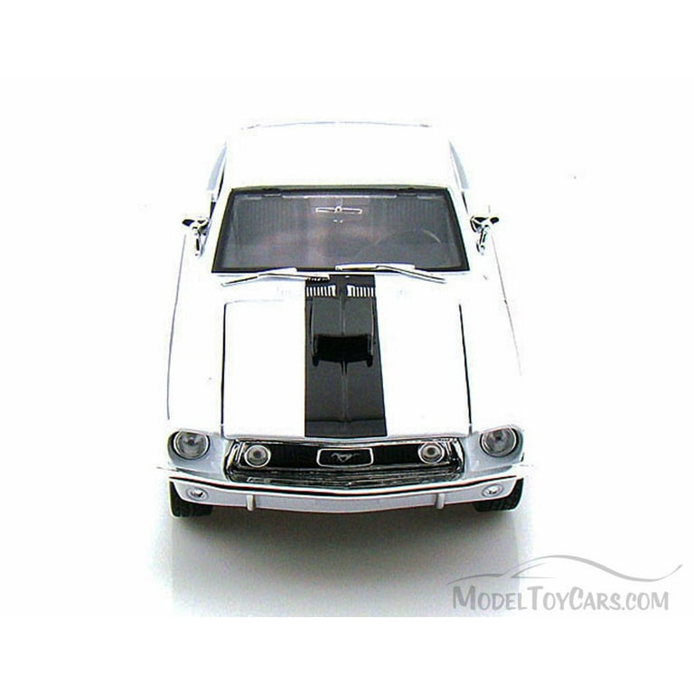 In-Stock] 1:18 Scale Maisto 1968 Ford Mustang GT Cobra Jet 31167 White  Diecast Model Toy Car – 2DBeat Hobby Store