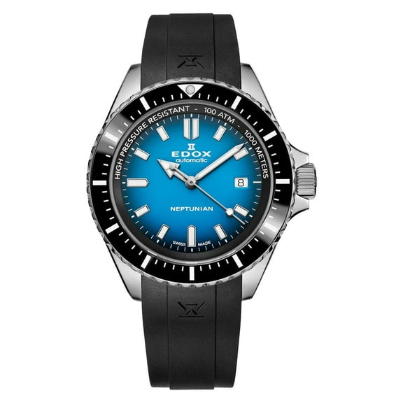 Edox SkyDiver Automatic Blue Dial Men's Watch 80120 3NCA BUIDN