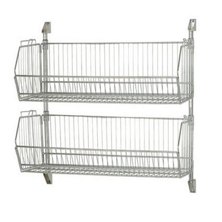 

Quantum Storage CAN-34-203612BC-PWB Wire Baket Cantilever Wall Mount - 20 x 36 x 12 in.